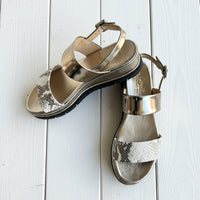 Luca Grossi Sandal Gold Snake C437S