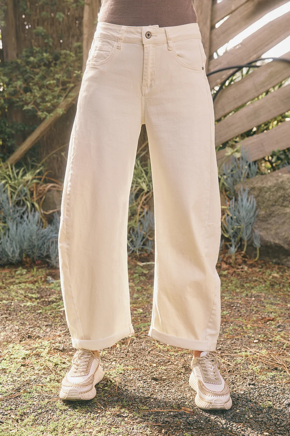 Italian Star Jean Idaho Barrel  Ecru