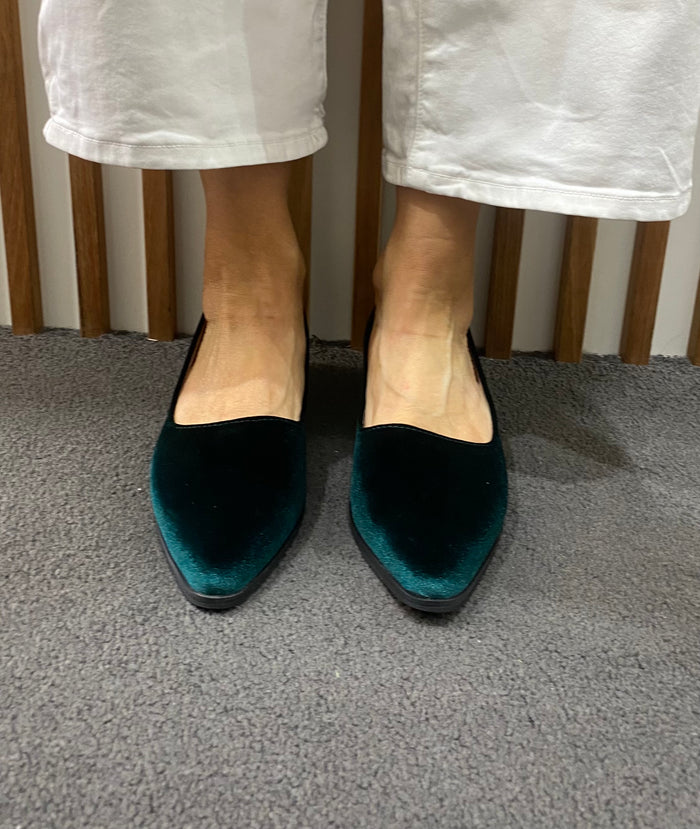 Marco D’alessi Shoes 242007F Velvet Green