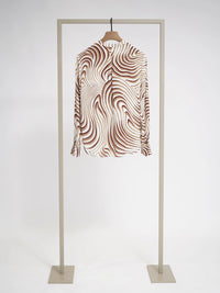 Herzens 25262 Tannin Rum Silk Shirt