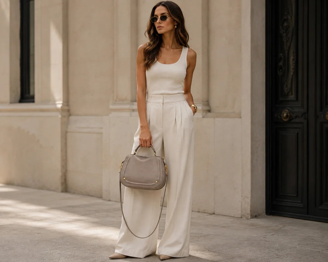 L’ora D'oro Bag Mushroom Leather Stella