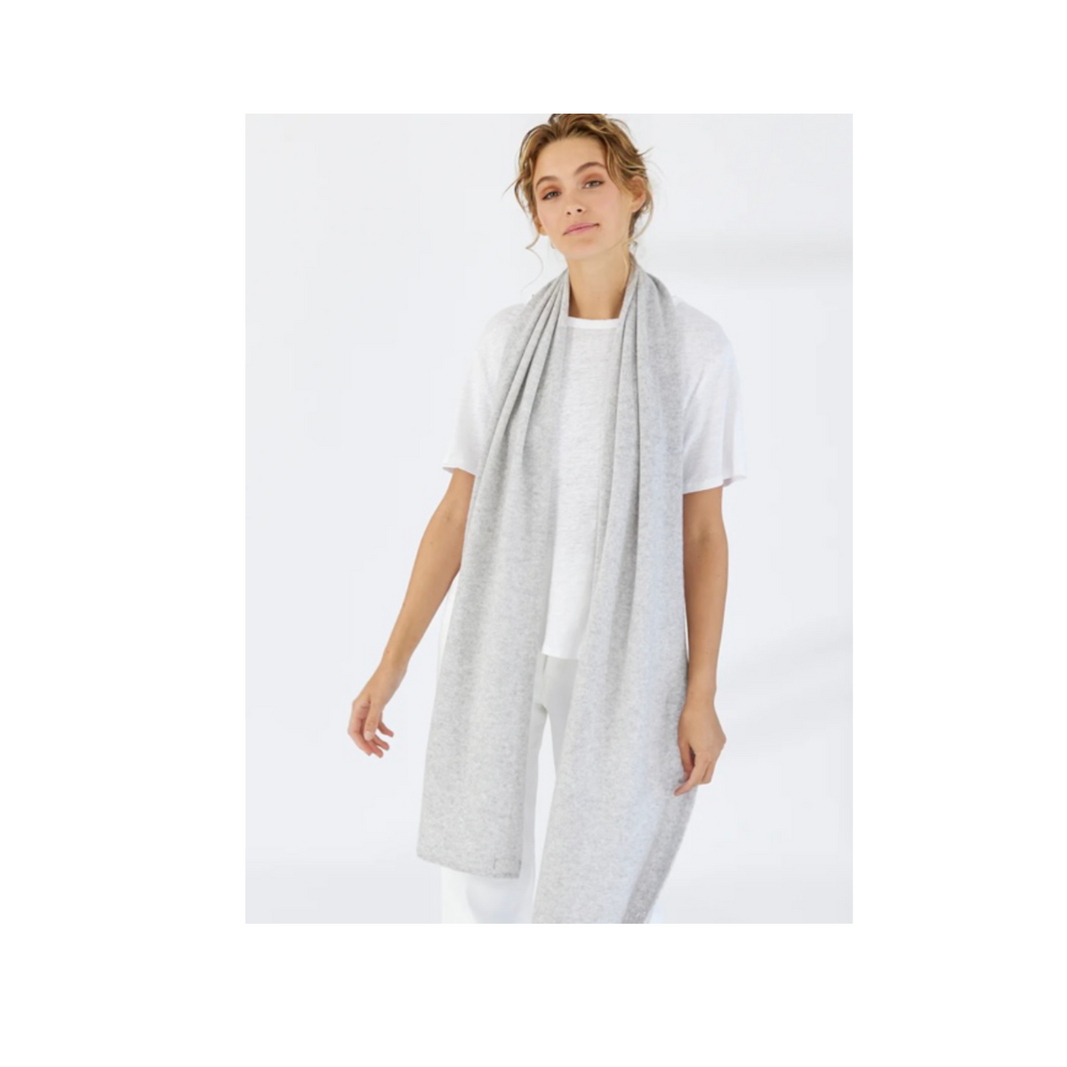 Mia Fratino Scarf Cashmere Foggy