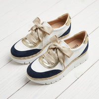 Jose Saenz Sneaker Velour Navy/White JS-2315