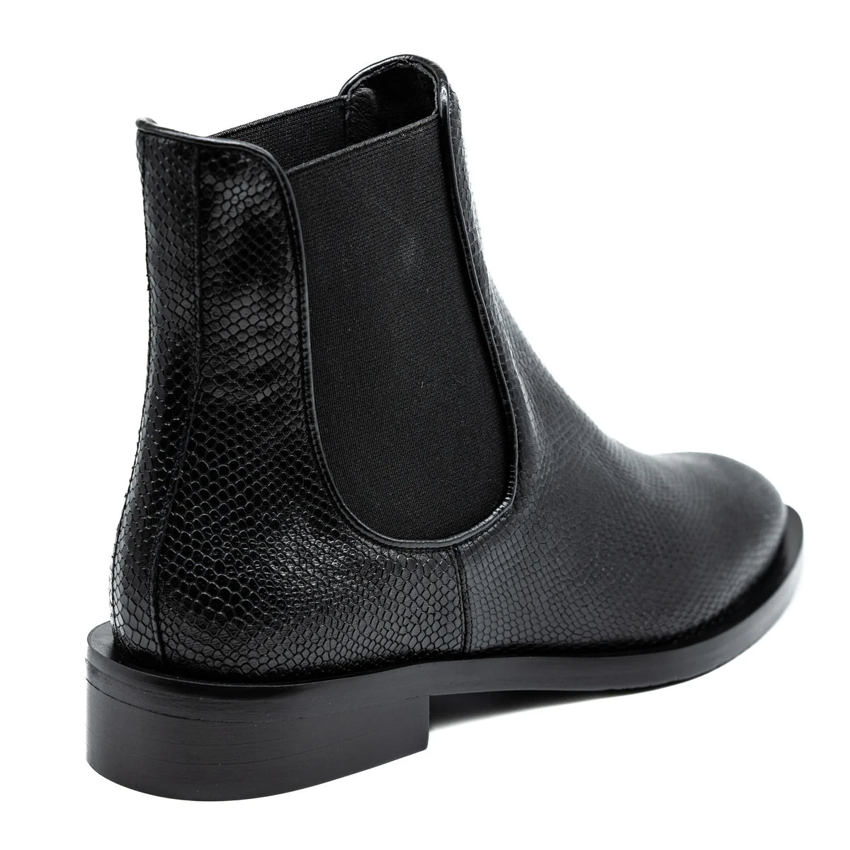 Zinda Viper Negro Pull on Ankle Boot 2958