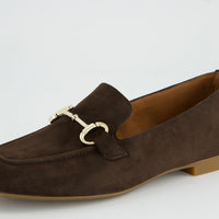 Paul Green Loafer Chocolate Suede 2596-389