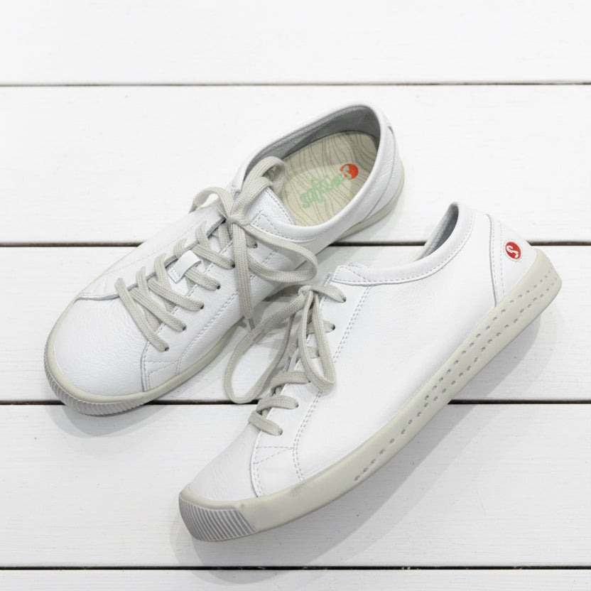 Softinos Sneaker White Smooth Isla 154