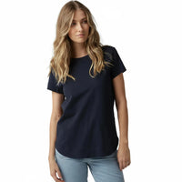 Cloth + Paper + Scissors Tee Shaped Hem Parisian Navy C13023