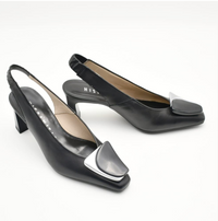 Hispanitas Slingback Heel Black