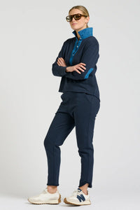 Shirty Rugby Sweatshirt - French Navy / Vintage Denim