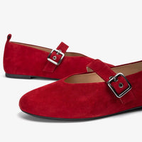 Unisa Ballerina Suede Raspberry Bora