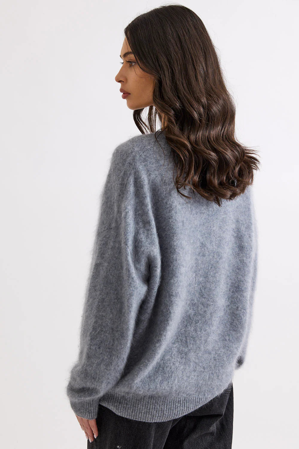 Mia Fratino Jumper Vee Lenni Smoke 26942