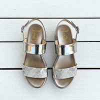 Luca Grossi Sandal Gold Snake C437S