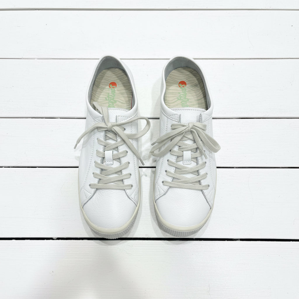 Softinos Sneaker White Smooth Isla 154