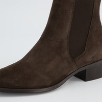 Paul Green Boot Suede Mocca 8271-000