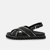 Elvio Zanon Sandal Cross Over Black