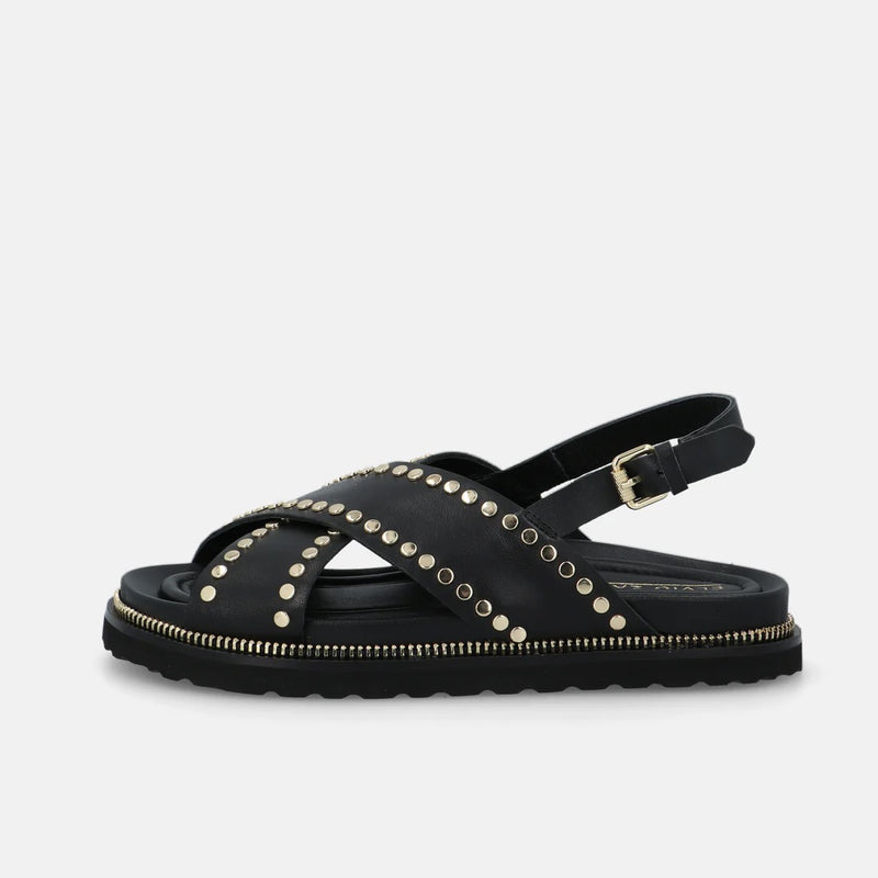 Elvio Zanon Sandal Cross Over Black