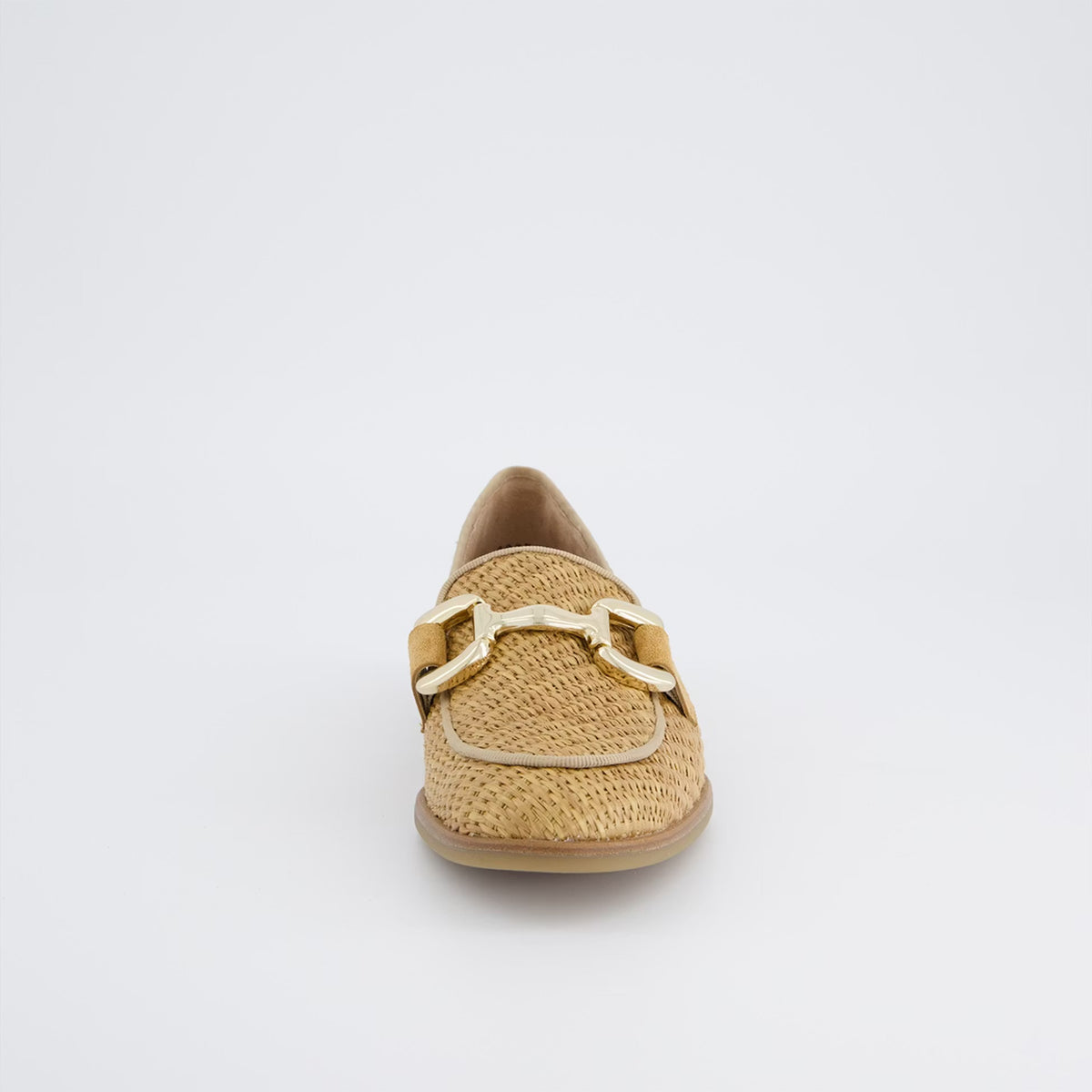 Paul Green Loafer Soft Woven Raffia Camel  1145-007