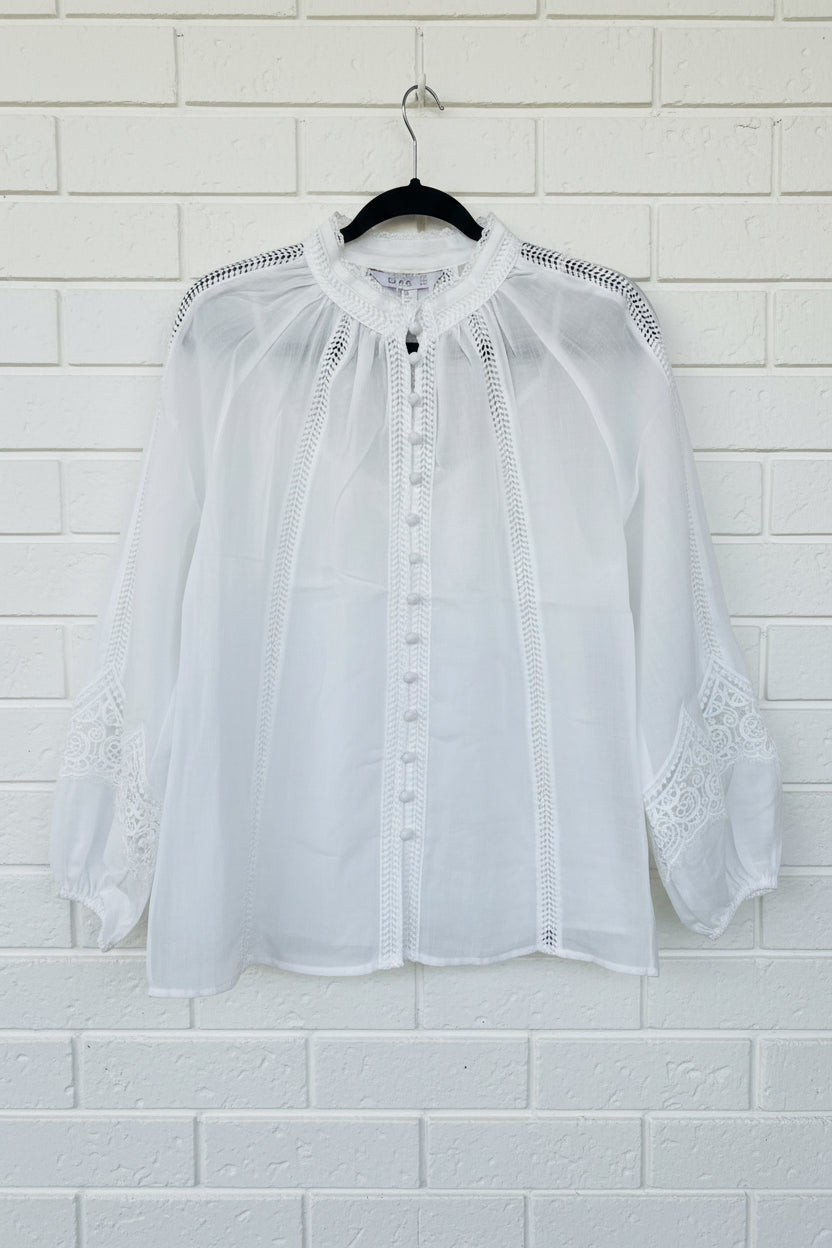 GDS Blouse Meissen Linen White 252330889