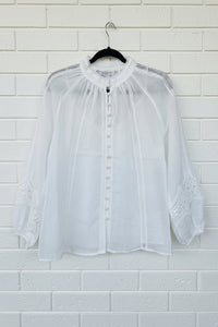 GDS Blouse Meissen Linen White 252330889