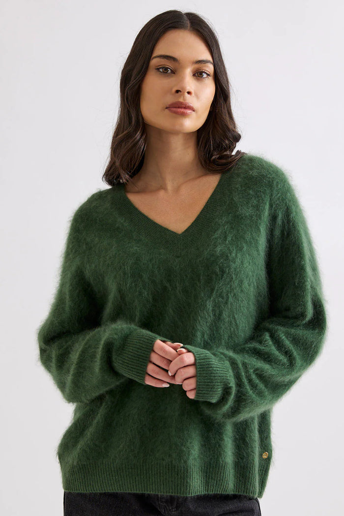 Mia Fratino Vee Jumper Lenni Forest 26942