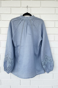 GDS Blouse Meissen Linen Blue Haze 252330889