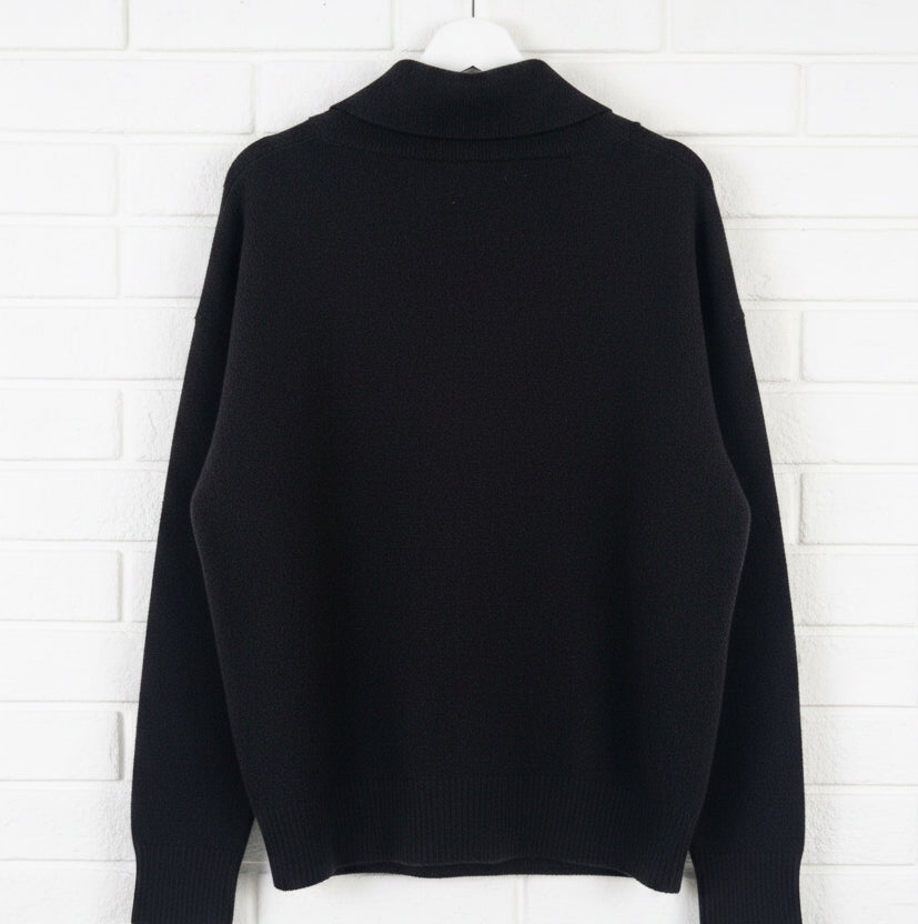 Mia Fratino Jumper Essential Roll Neck Black 26053