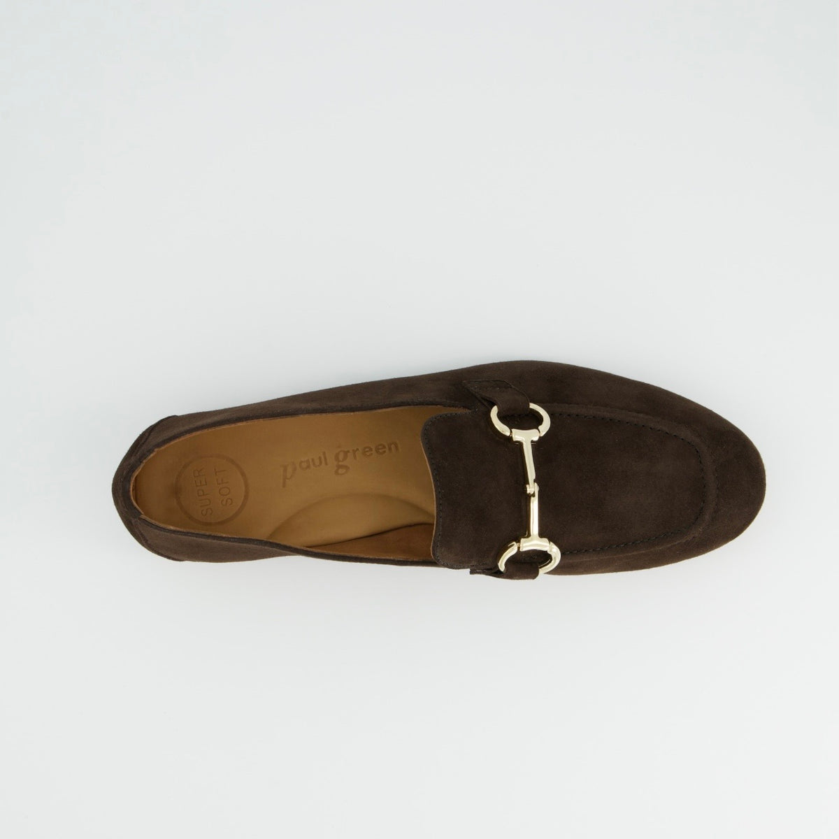 Paul Green Loafer Chocolate Suede 2596-389