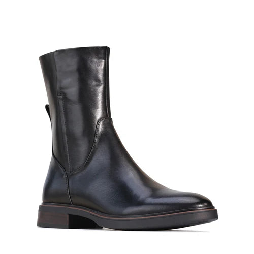 Eos Blanca Black Boot With Side Zip