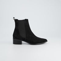 Paul Green Boot Black Suede  8271-020