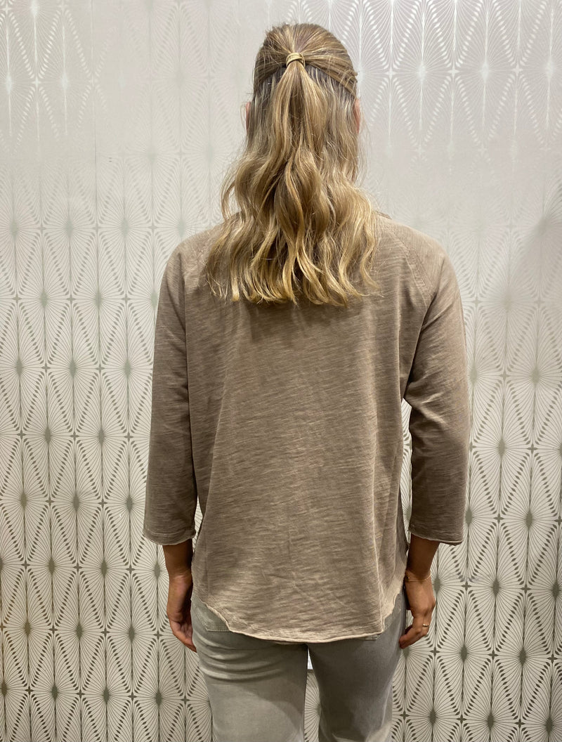 Cloth Paper Scissors 3/4 Raglan Tee Twig C1347