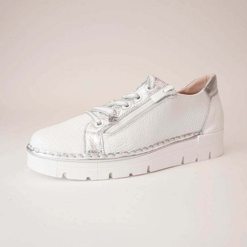 Jose Saenz Black White/Silver Sneaker 2001-CI-M