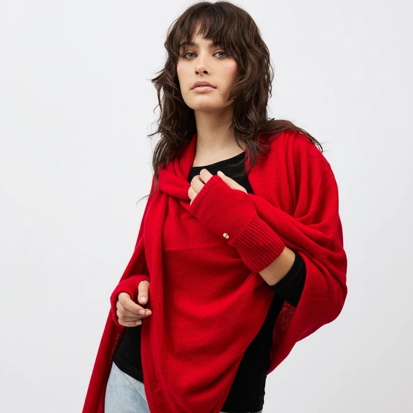 Mia Fratino Wrap Cashmere Poppy 20507