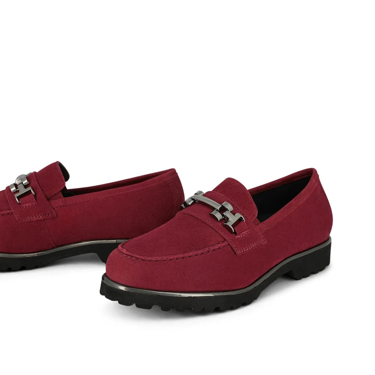 Sioux Shoes Loafer Dark Red Suede 752
