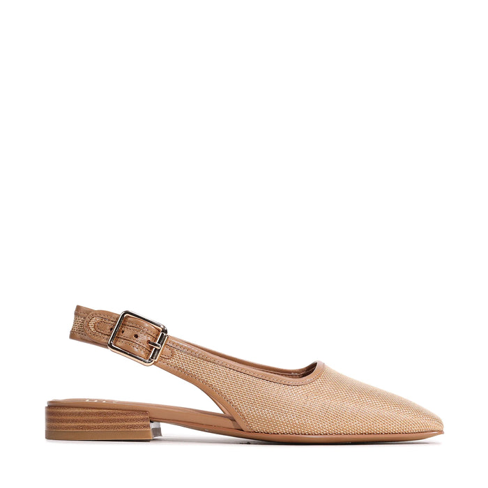 Eos Sling Backs Soph Woven Tan