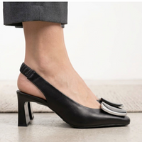 Hispanitas Slingback Heel Black