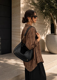 L’ora D'oro Bag Black Leather Stella