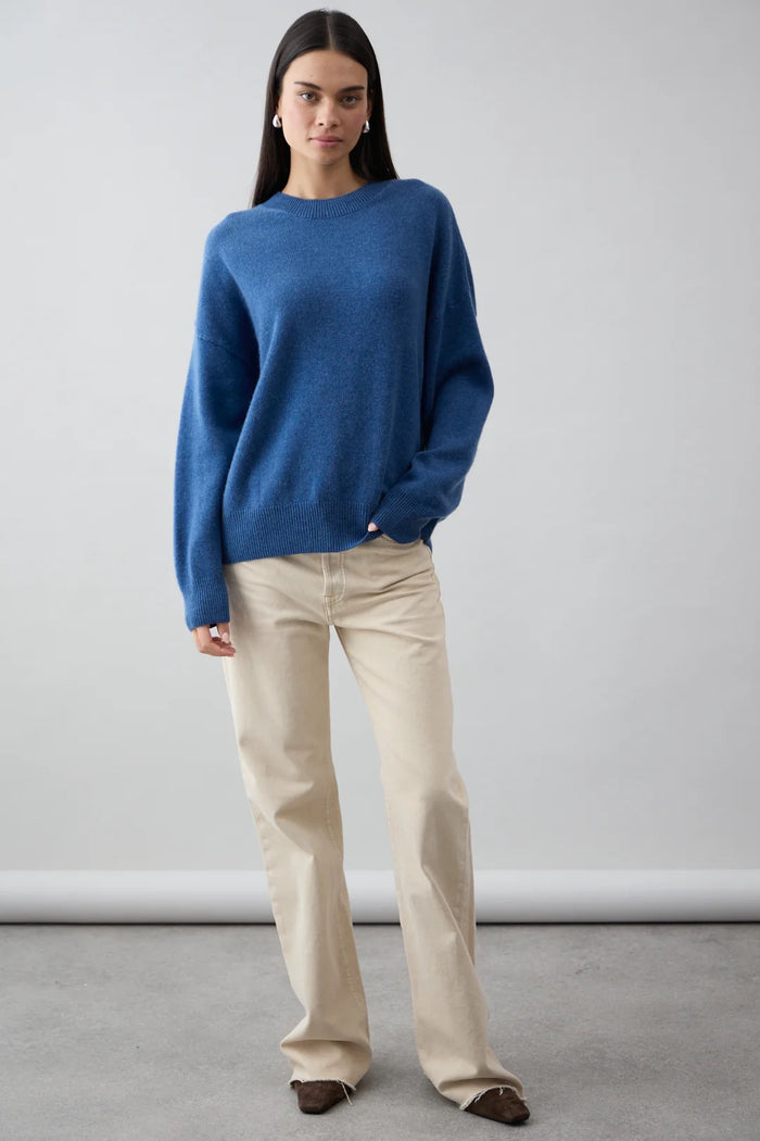 Mia Fratino Jumper Cooper Crew Denim 25027
