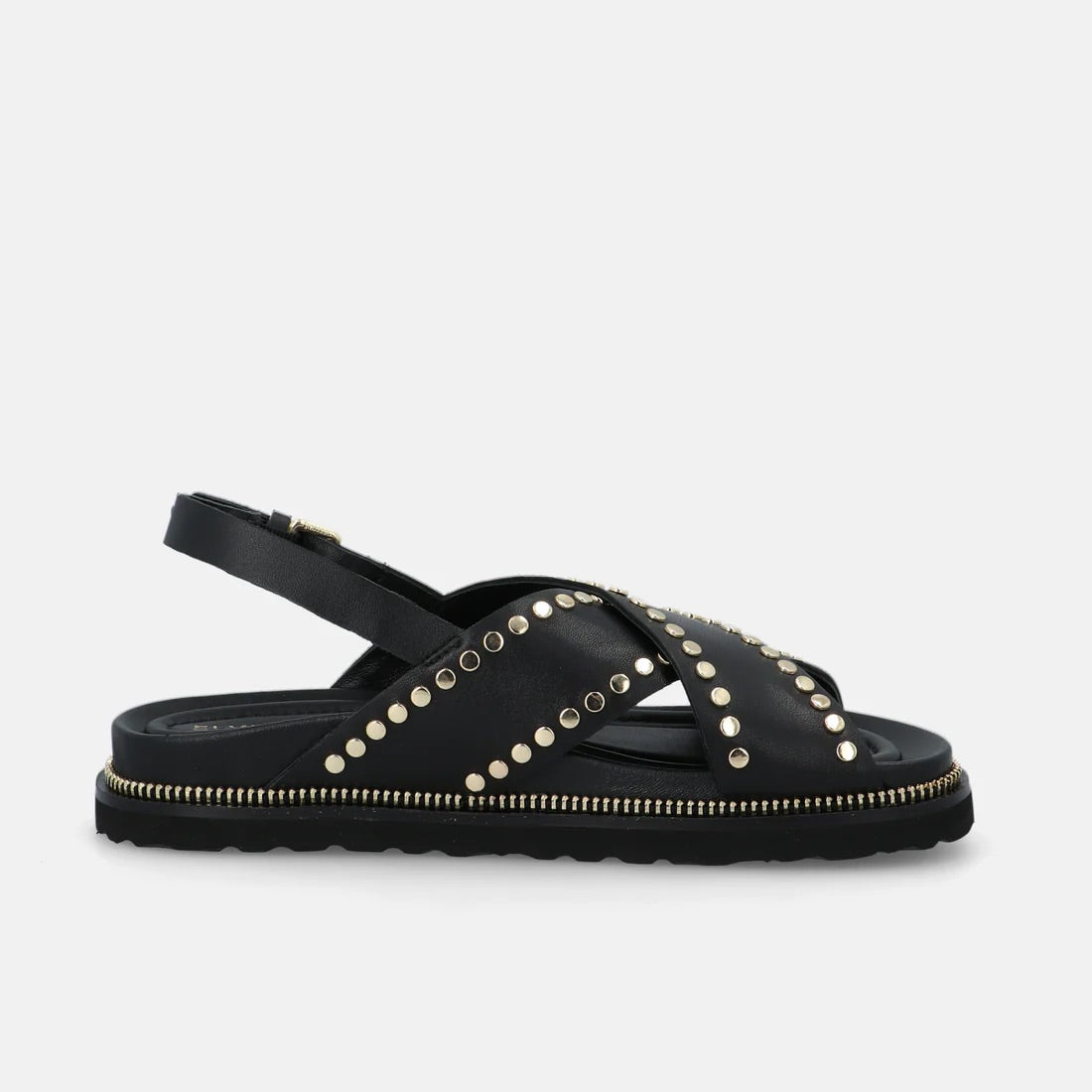 Elvio Zanon Sandal Cross Over Black