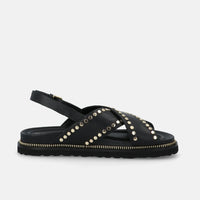 Elvio Zanon Sandal Cross Over Black