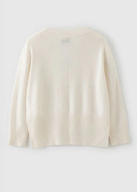 Aleger V Neck Winter White N136W