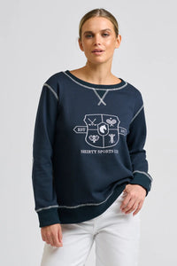Shirty Sweatshirt Zippy Navy