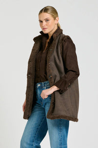 Shirty Shirt Relaxed Chocolate Pincord Elodie