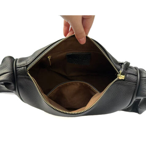 Hi Ho Bag Slouch Black/Gold