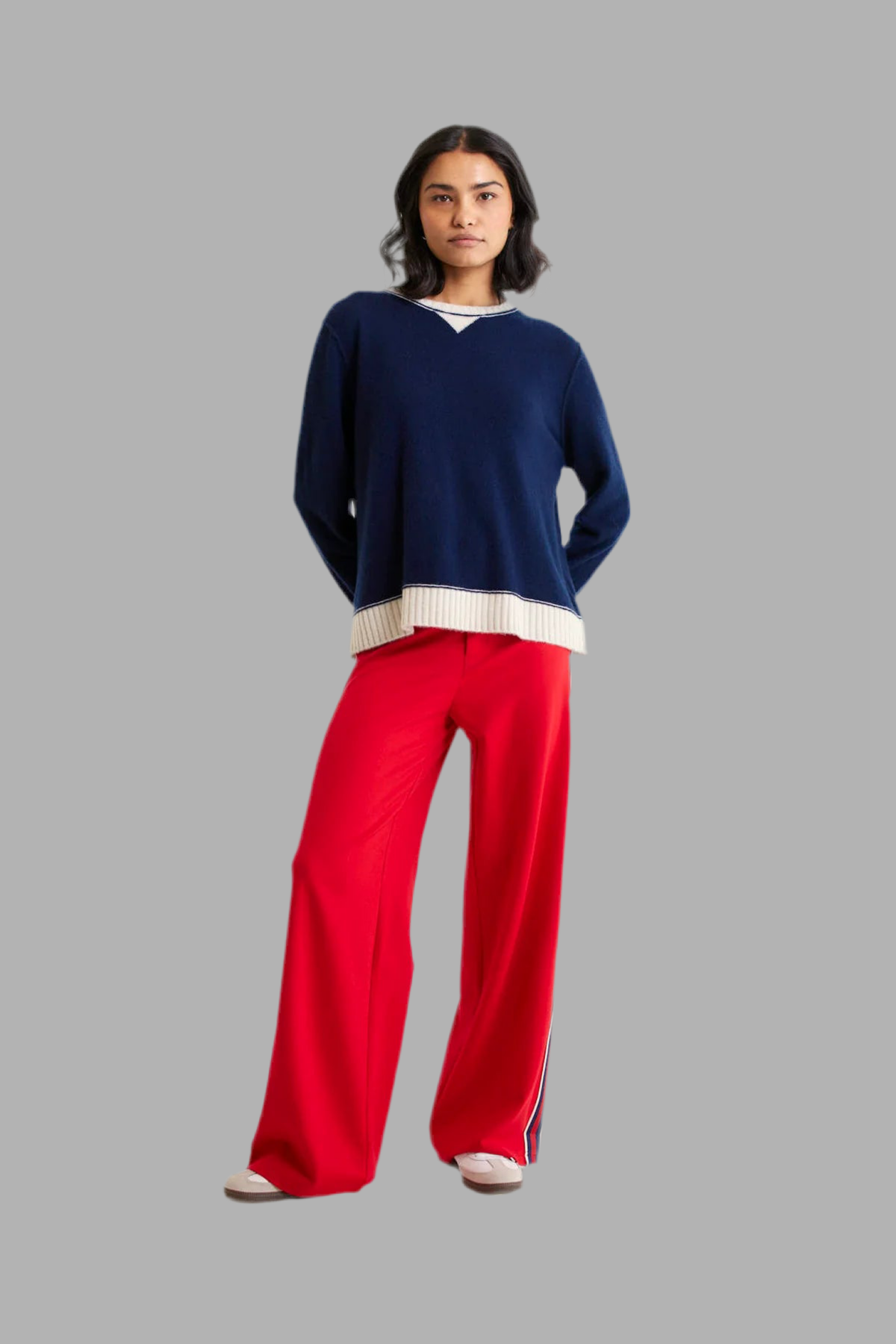 Alessandra Jumper Boyfriend  Midnight Navy W25.151T