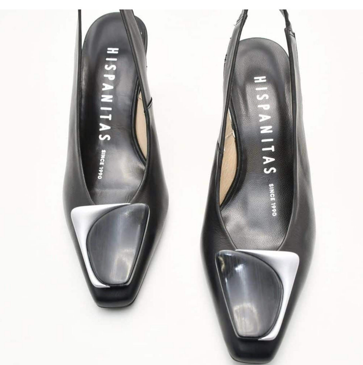 Hispanitas Slingback Heel Black