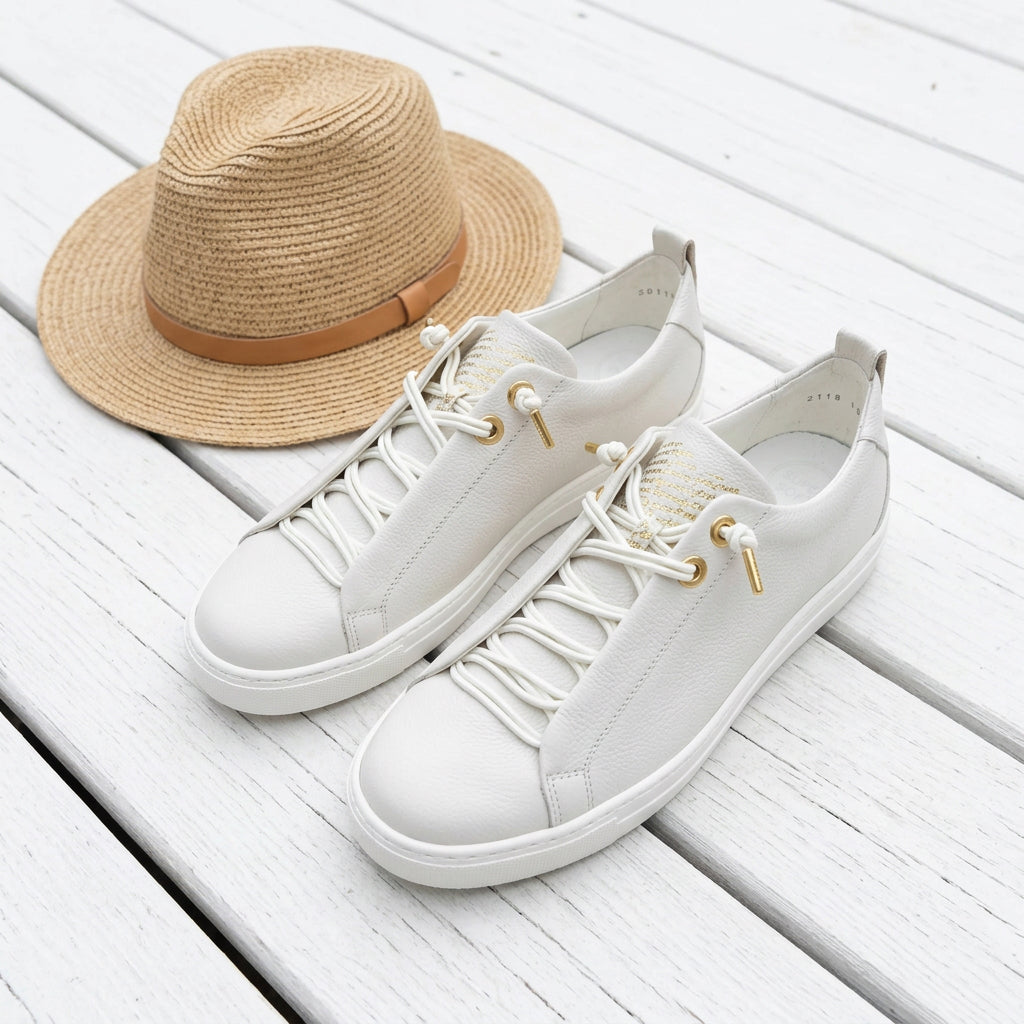 Paul Green Sneaker Ivory/Gold 5017-060