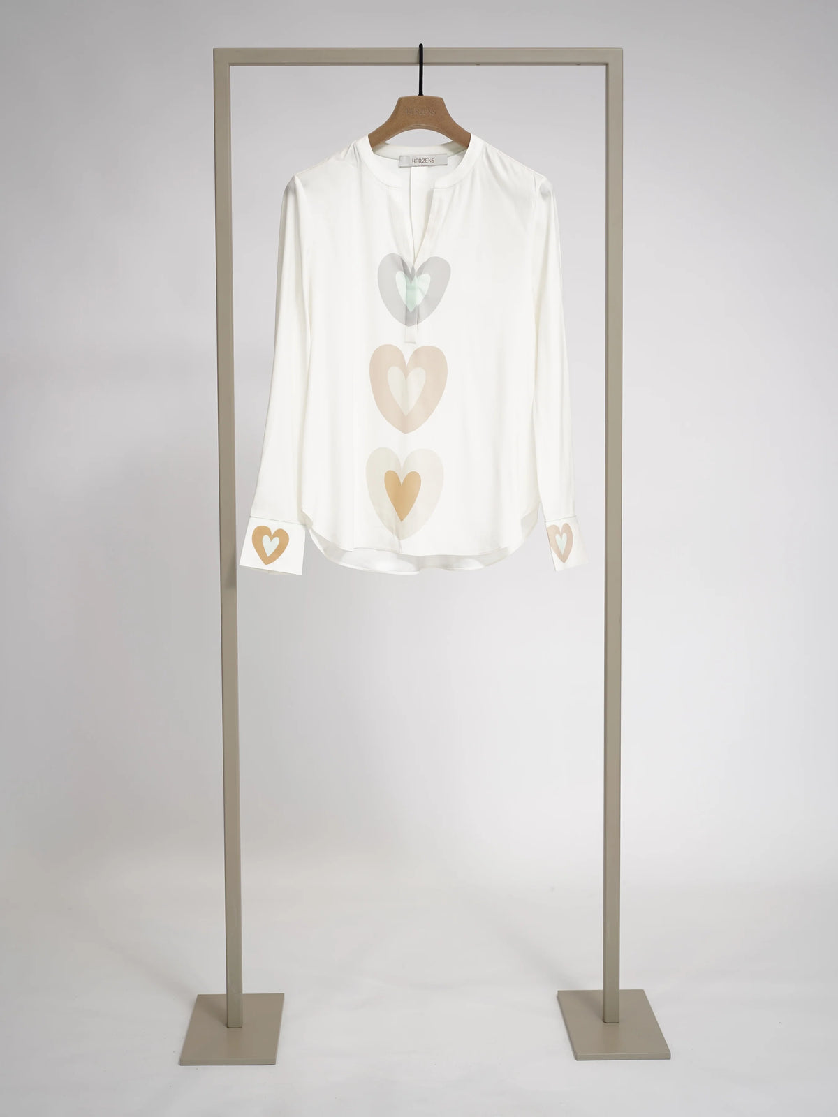 Herzens Taffy Heart White Blouse