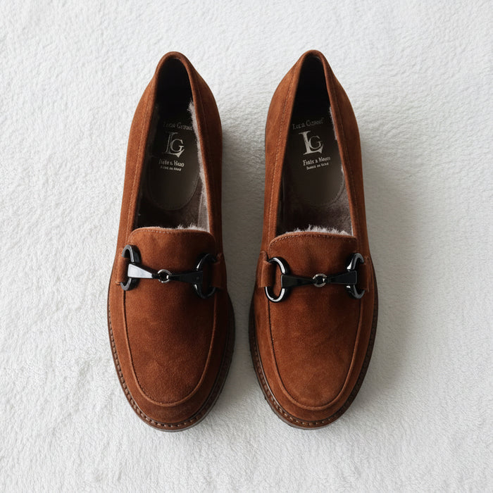 Luca Grossi Shoe Choko Suede Loafer H131M