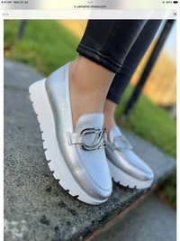 Wonders Silver Loafer A-2462