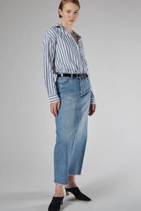 Dricoper Finley Loose Stripe Shirt Blue DD3439